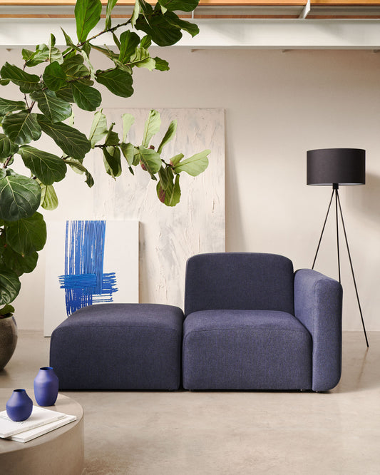 Sofà modular Neom 1 plaza amb terminal blau 169 cm FSC Mix Credit