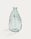 Gerro Brenna de vidre transparent 100% reciclat 36 cm