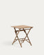 Mesa plegable Dandara de madera maciza de acacia FSC 100% 66 x 66 cm 