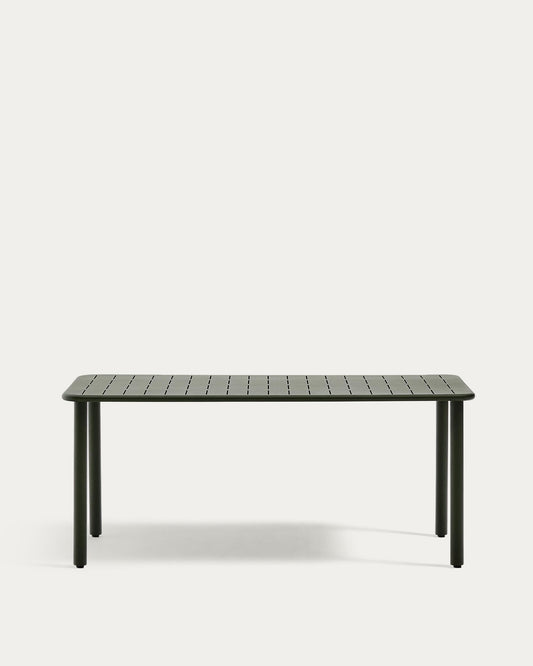 Taula d'exterior Brai d'acer galvanitzat verd 180 x 90 cm