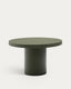 Mesa redonda Aiguablava de cemento verde Ø 120 cm