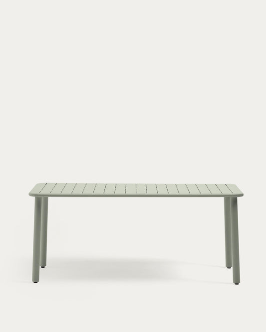 Taula d'exterior Brai d'acer galvanitzat turquesa 180 x 90 cm