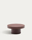 Taula de centre Aiguablava de ciment terracota Ø66 cm