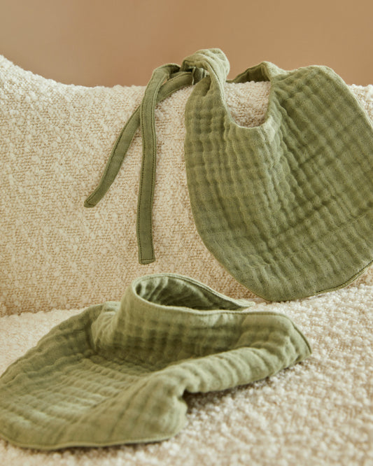 Conjunt Prune de pitet i bandana de 100% cotó verd