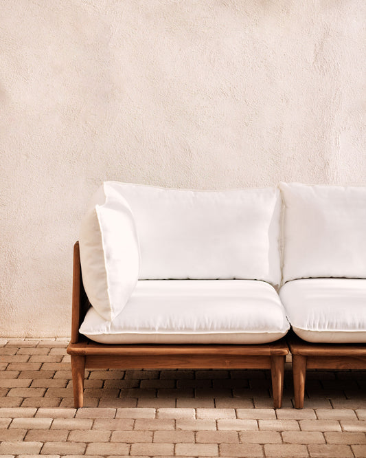 Butaca modular raconera Portitxol de fusta massissa de teca