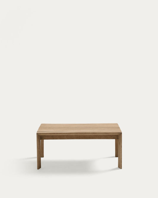Taula de centre Ambra de fusta massissa d'acàcia amb acabat clar 82,5 x 82,5 cm FSC 100%