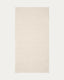 Alfombra pasillera Mascarell de algodón y poliéster blanco 70 x 140 cm