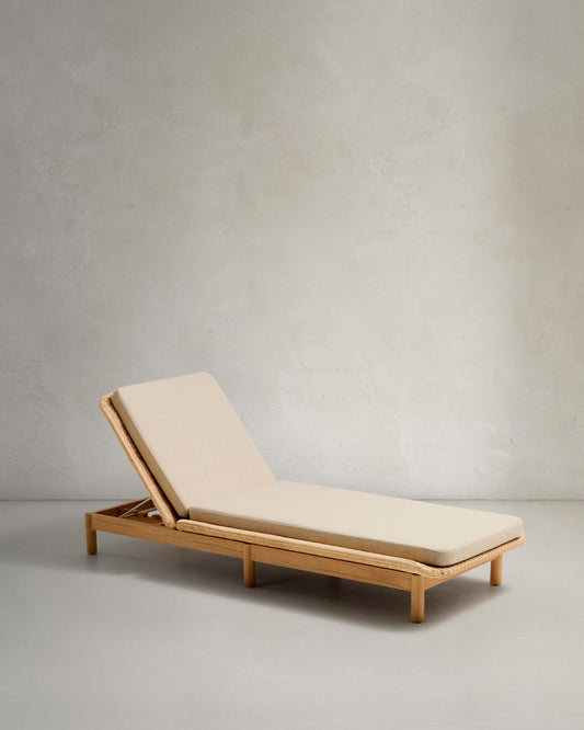 Gandula Galea de fusta massissa de teca i rotang sintètic FSC 100%