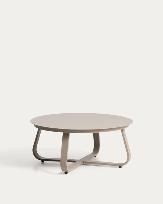 Taula de centre d’exterior Tamaris d’alumini talp Ø80 cm