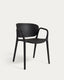 Cadira apilable d’exterior Ania negre