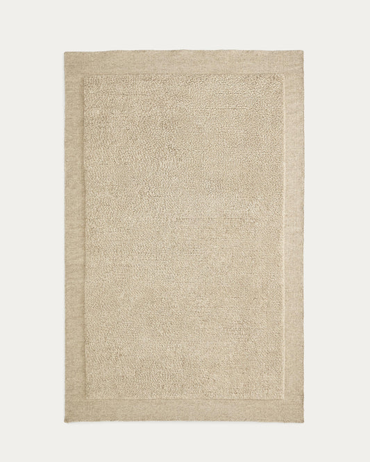 Catifa Marely de llana beix 300x200 cm