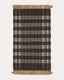 Catifa Barani de fibres sintètiques marró i negre 60 x 90 cm