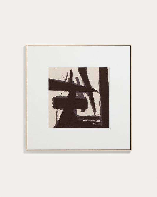 Cuadro abstracto Arilan pintado a mano 100 x 100 cm