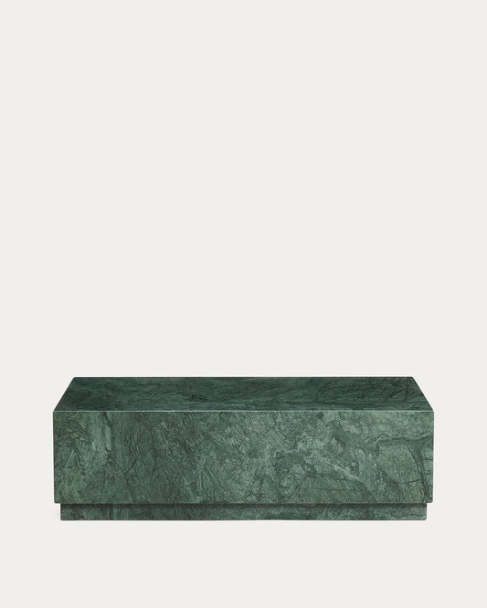 Taula de centre Sorein de marbre verd 100 x 50 cm