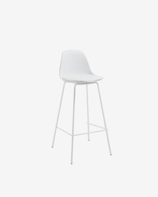 Tamboret Brighter blanc alçada 65 cm