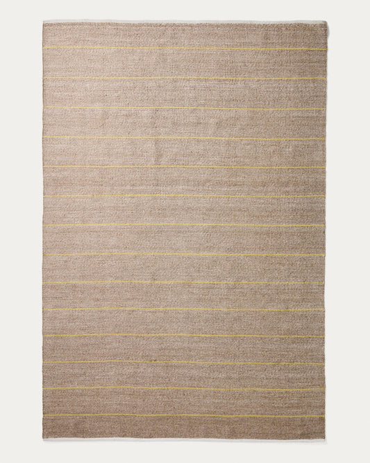 Alfombra Denu 100% PET beige 200 x 300 cm