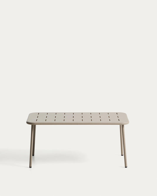 Taula d’exterior Zivia d’acer galvanitzat talp 90 x 50 cm