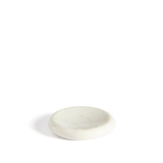 Bandeja Obena de mármol blanco Ø 15 cm