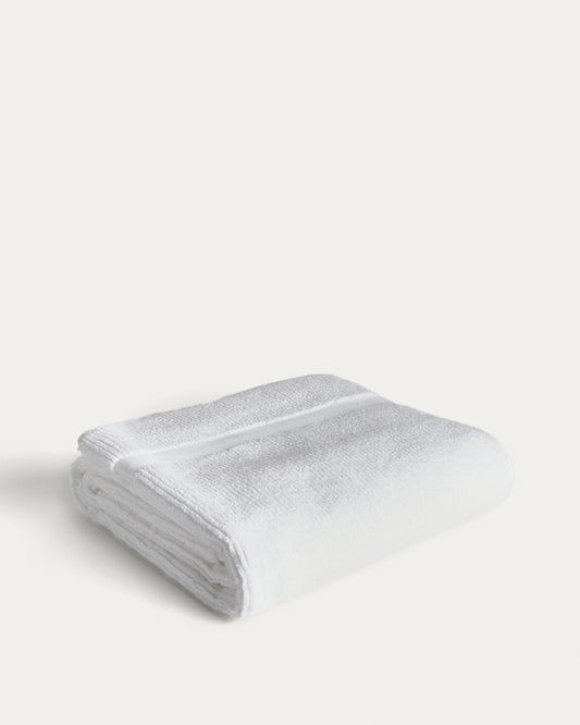 Tovallola de bany Olvira 100% cotó jacquard blanc 70x140 cm