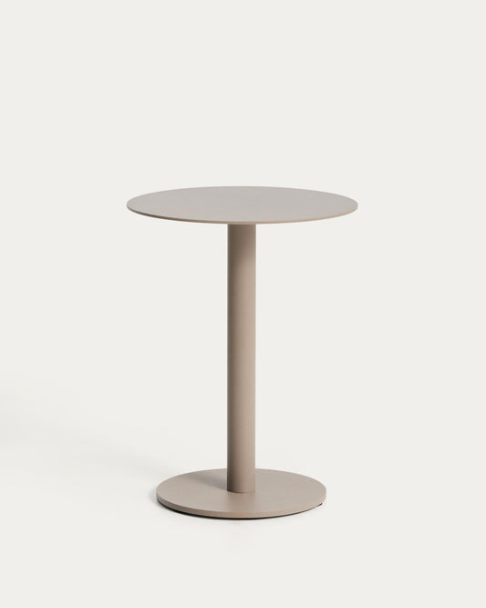 Taula auxiliar Asinara d’alumini talp Ø40 cm