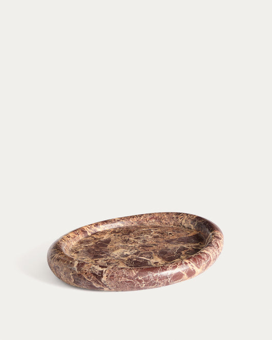 Bandeja Lenorel de mármol granate 30 x 23 cm