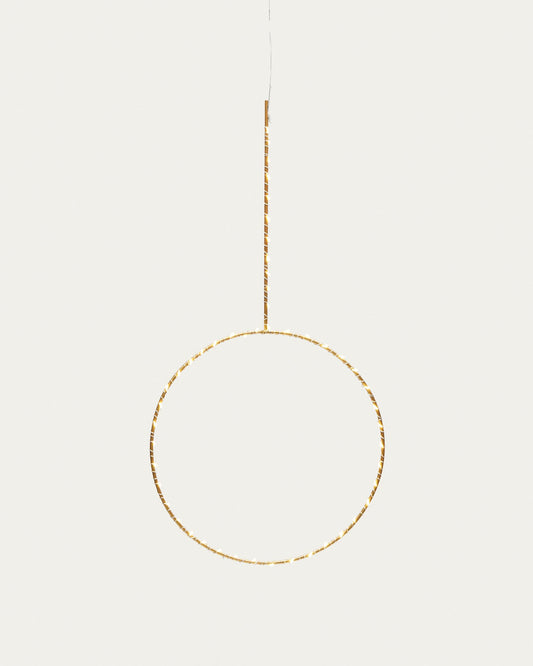 Anell lluminós Tamane dorado Ø 25 cm