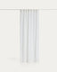 Cortina Nolira de mescla de lli color cru 140x270 cm