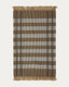 Catifa Barani de fibres sintètiques marró i beix 60 x 90 cm