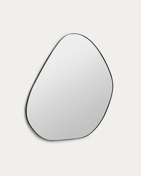 Mirall Anera de metall negre 84 x 108,5 cm