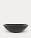 Pica de lavabo Delina de terratzo negre Ø 40 cm