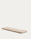 Coixí per a gandula Dirome 100% PET ratlles beix 50 x 175 cm