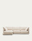 Sofà Gala 4 places de xenilla chaise longue esquerre beix FSC Mix Credit 300 cm
