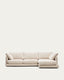 Sofà Gala 4 places de xenilla chaise longue dret beix FSC Mix Credit 300 cm