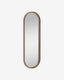 Mirall de paret Tiare metall daurat 31 x 101 cm