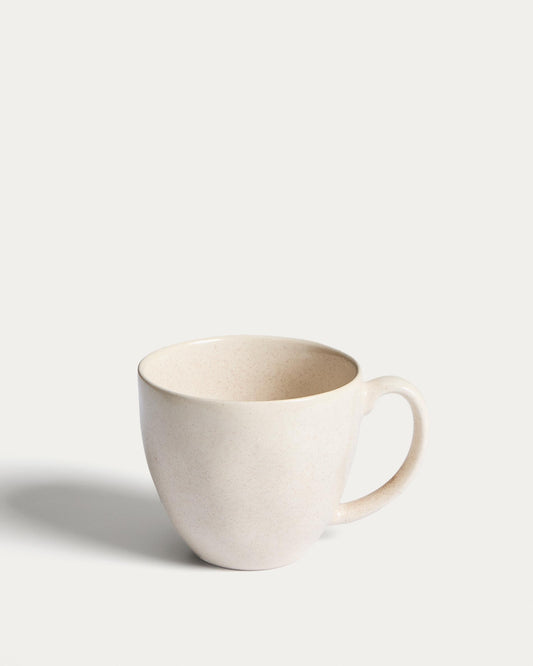 Taza Sermin de cerámica beige