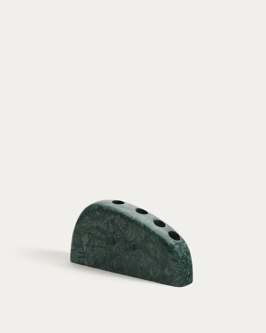 Canelobre gran Signe de marbre verd 10 cm