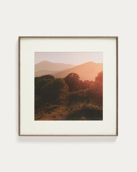 Cuadro Zavira fotografía de paisaje de La Garrotxa 58 x 58 cm