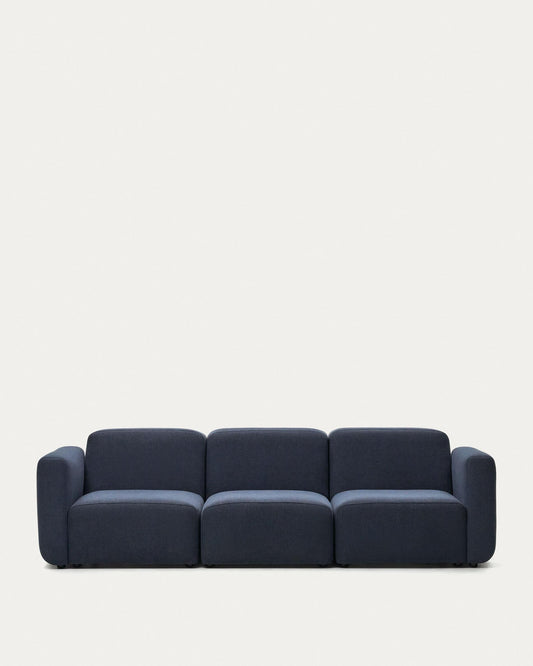 Sofà modular Neom 3 places blau 263 cm FSC Mix Credit