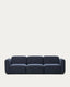 Sofà modular Neom 3 places blau 263 cm FSC Mix Credit