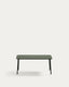 Taula de centre d'exterior Zivia d'acer galvanitzat verd 90 x 50 cm