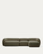 Sofà modular Martina 4 places de xenilla amb chaise longue dret verd 377 cm