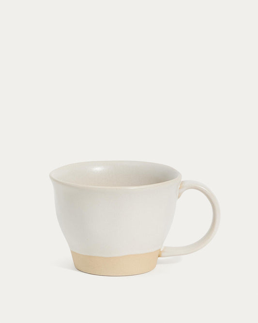 Grande tasse Azir en céramique beige