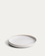 Plat de postres Uilo de ceràmica blanc