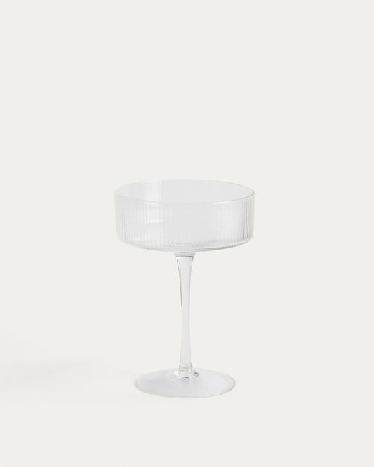 Copa de cocktail Eluria de vidrio transparente 31,5 cl