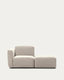 Sofà modular Neom 1 plaza amb terminal beix 169 cm FSC Mix Credit
