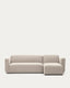 Sofà modular Neom 3 places chaise longue dret/esquerre beix 263 cm FSC Mix Credit
