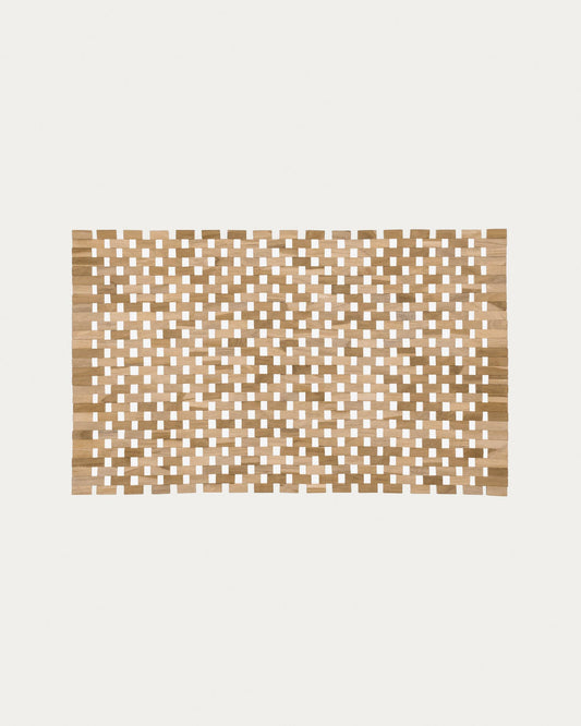 Catifa de bany Azuray de fusta massissa de teca 40 x 60 cm