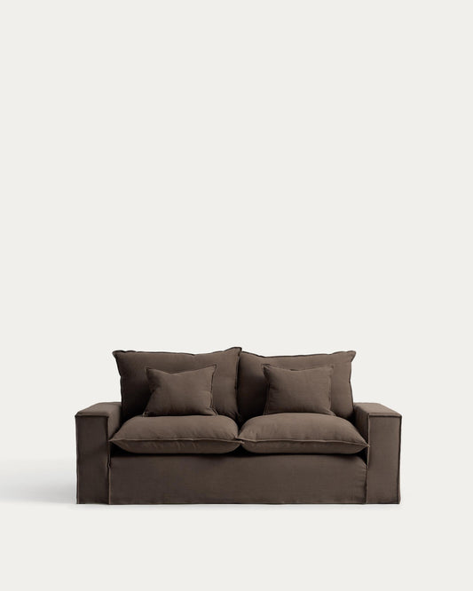Sofà desenfundable Anarela 2 places de lli talp 220 cm FSC Mix Credit