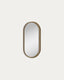 Mirall de paret Tiare metall daurat 31 x 61,5 cm