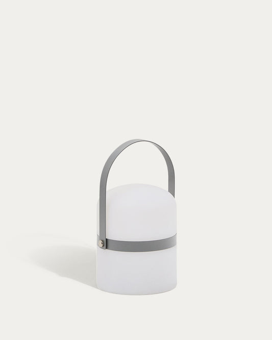 Llum de taula LED mini Ridley polietilè gris